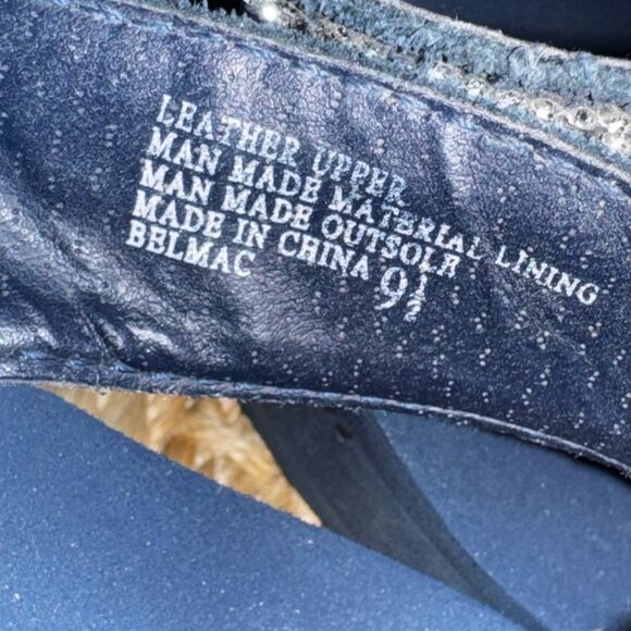 ๐๐ YellowโBox Belmac Jeweled Wedge Flip-Flops โ Size 9.5 ๐๐ - Picture 7 of 8